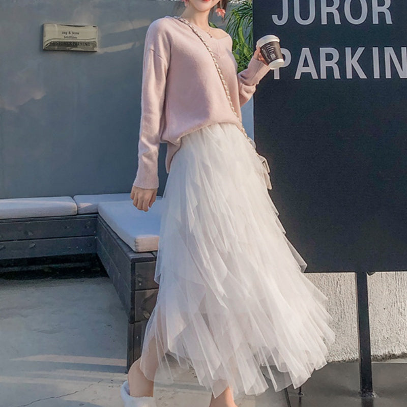 VelonaLayer™ Skirt — Light Layers, Effortless Elegance