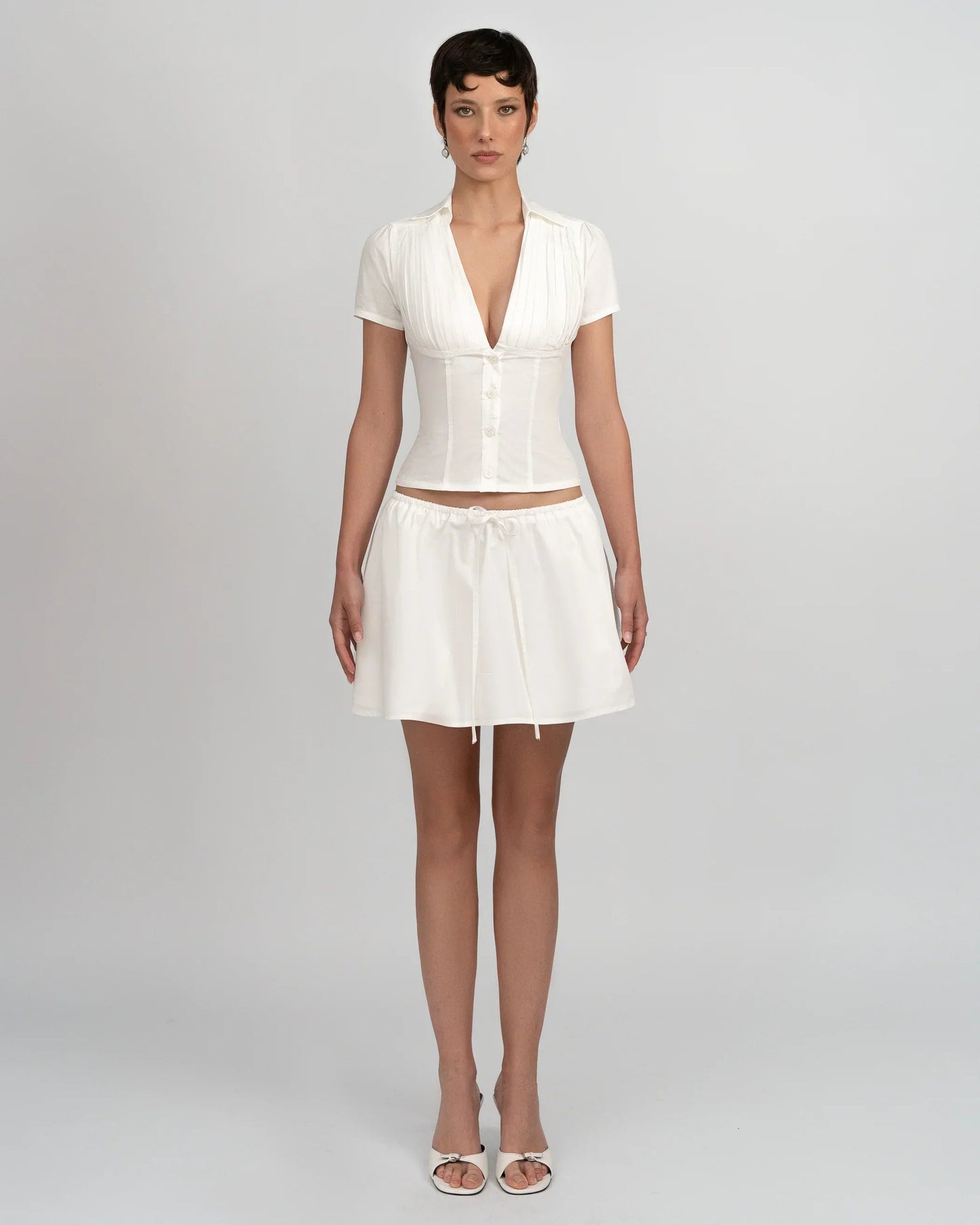 Amorelle™ Blouse — Light Silky Fabric, Flattering Fit