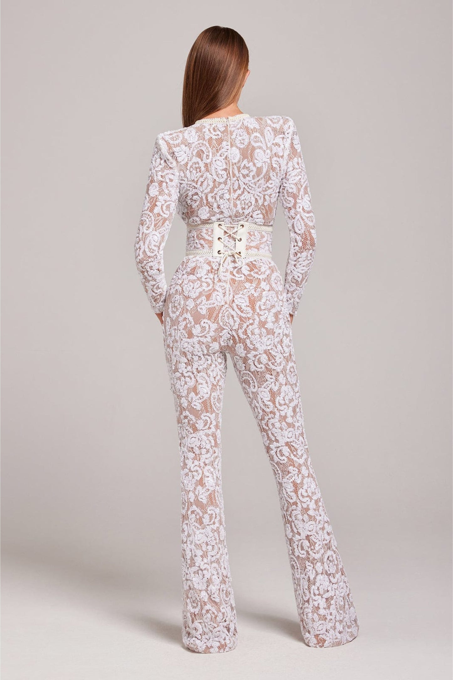 AmeliaLuxe™ Lace Jumpsuit — Elegance That Flatters Every Curve