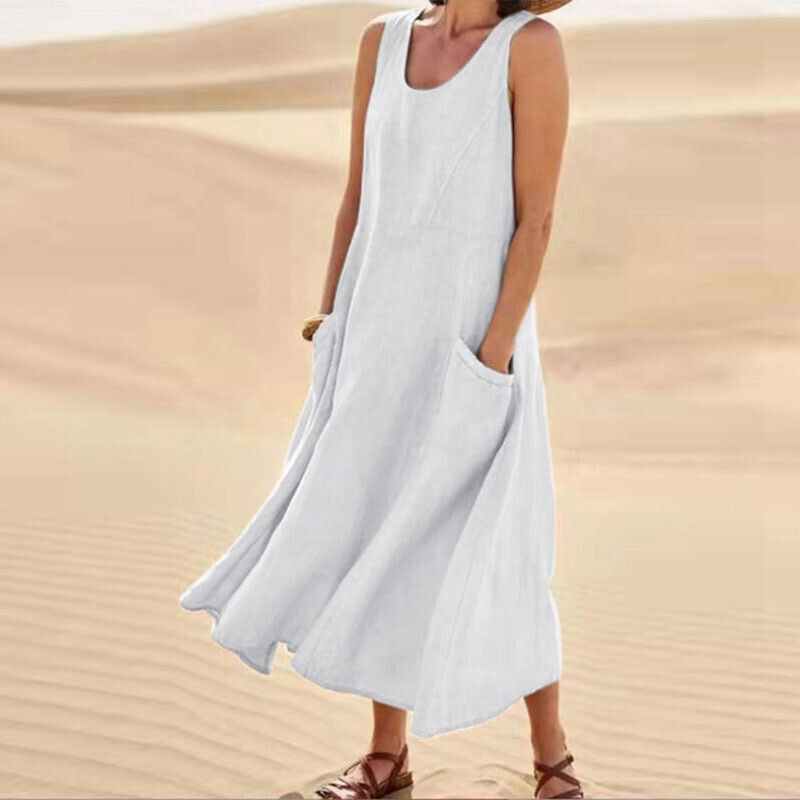 AlaraFlow™ Dress — Breathable Ease, All-Day Chic