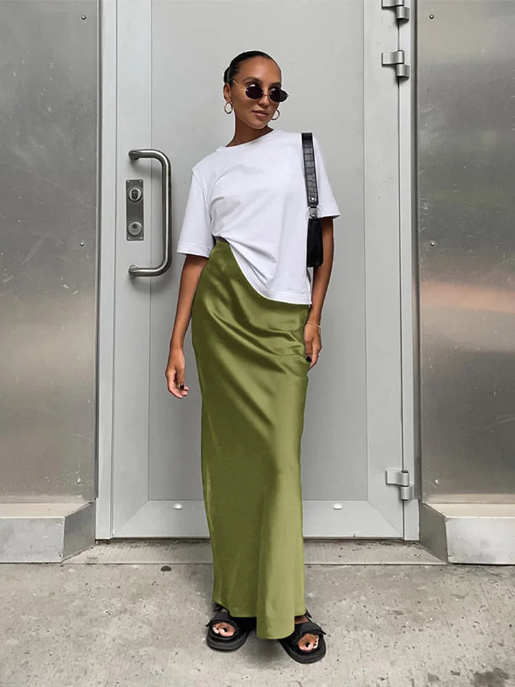Arabelé Luxe Maxi Skirt™ — Flowing Elegance, All-Day Comfort