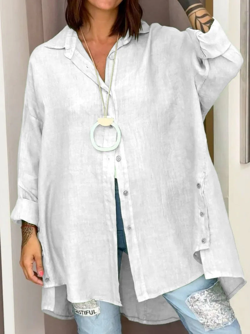 CalelaOversized™ Shirt — Breezy Comfort, Timeless Style
