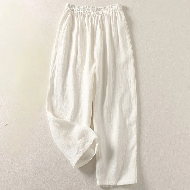 Solenne Linen Pants™ — Effortless Cool, Refined Comfort