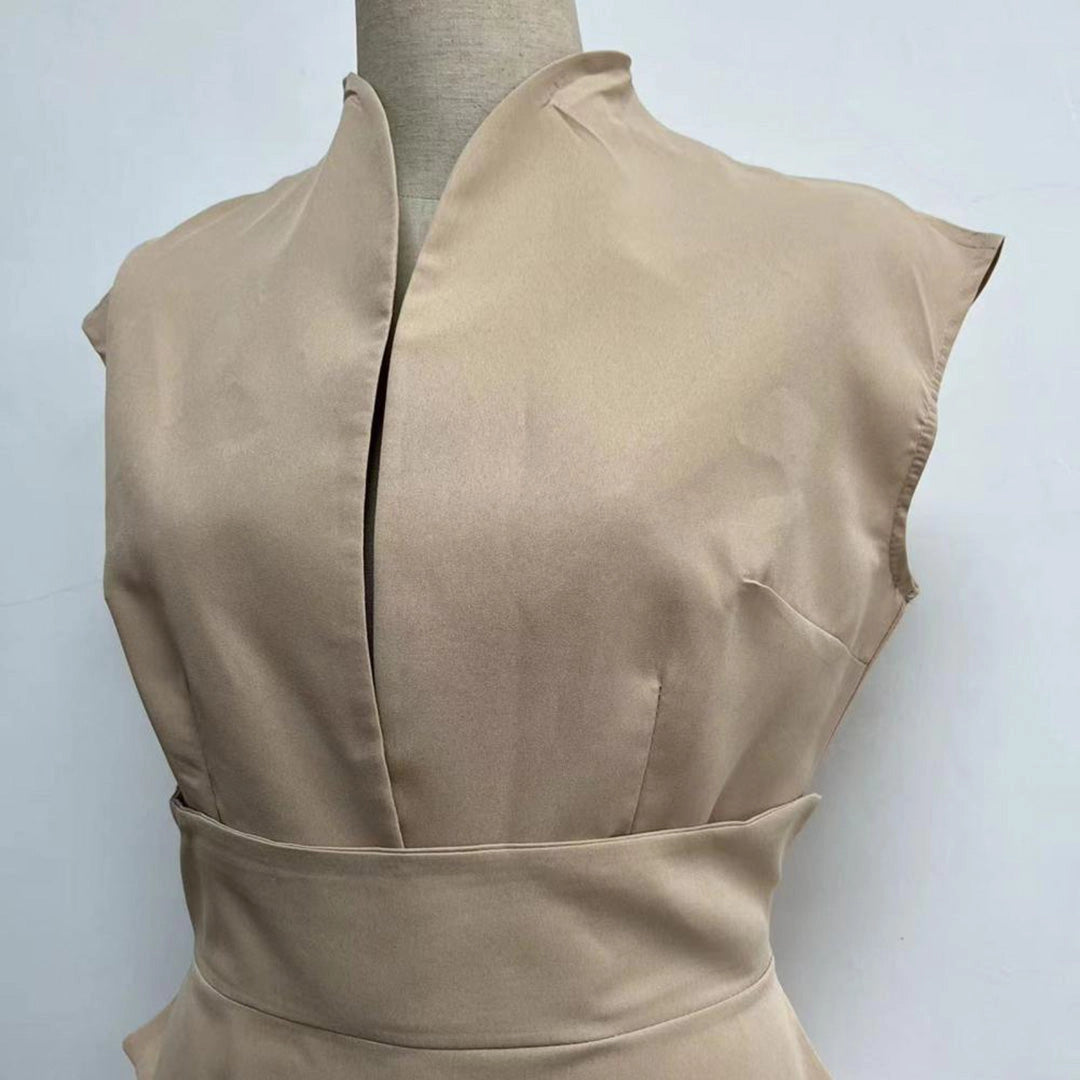 ArdenRise™ Sleeveless Belted Jumpsuit — Flattering Curves, Timeless Style