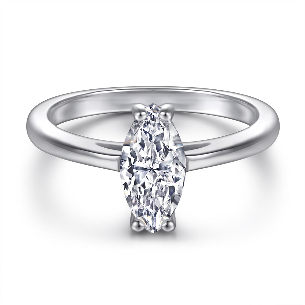 Sterling Marquise Ring™ — Radiant Shine, Effortless Elegance