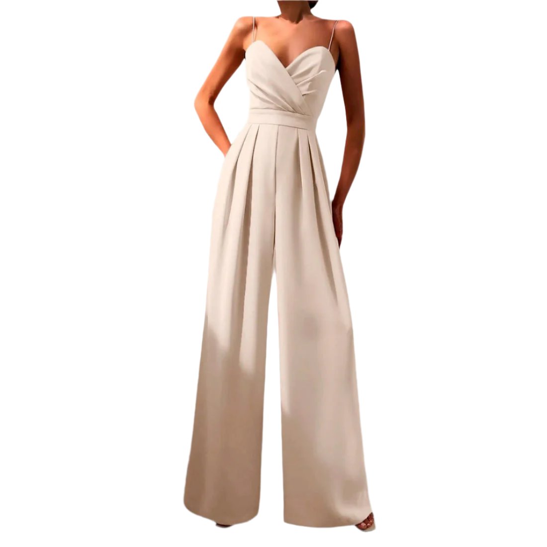 Effortless Elegance Jumpsuit™ — Flattering Waist, Flowing Comfort