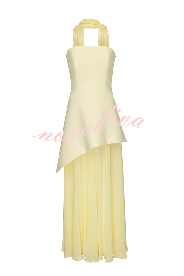 Ankle-Length Chiffon Dress™ — Elegant Flow, Effortless Grace