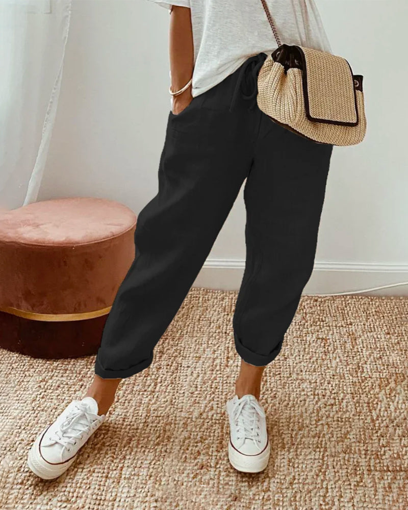 Viora Trousers™ — Effortless Comfort, Timeless Style