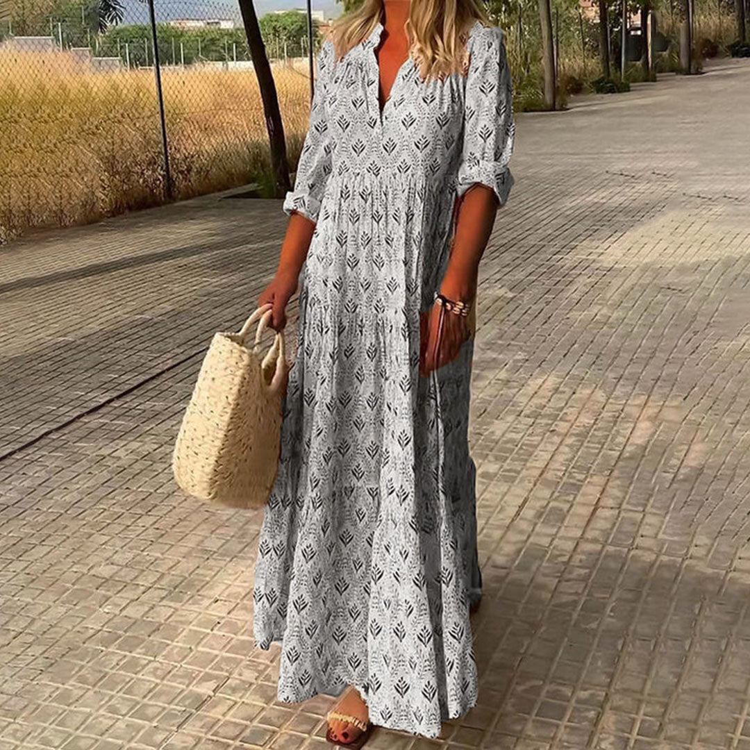 Virelle Midi Dress™ — Effortless Comfort, Flattering Flow