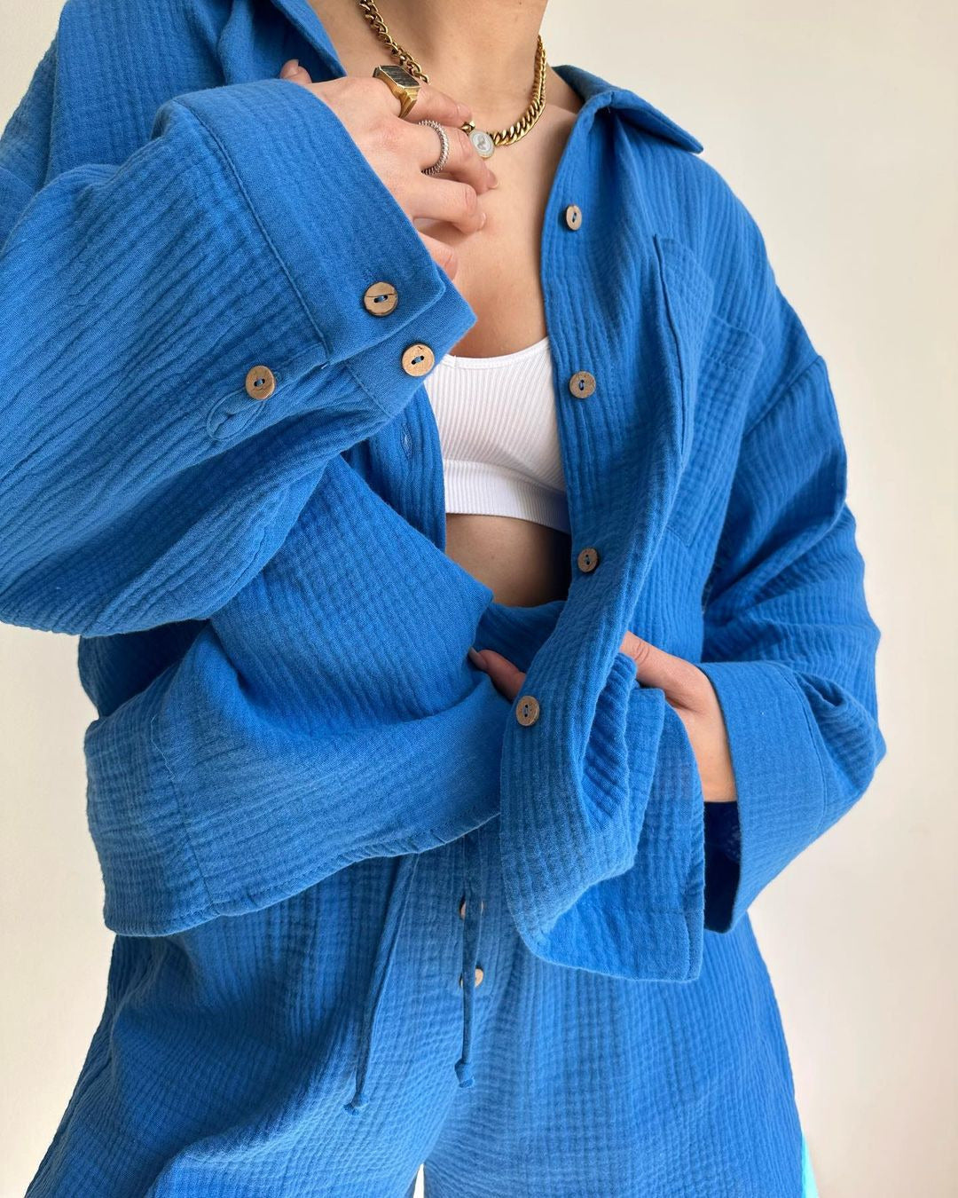 AzureVerve™ Two-Piece Set — Breezy Comfort, Effortless Style