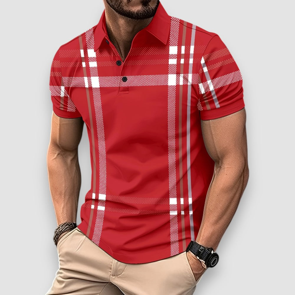 VireoCut™ Short Sleeve Polo — Classic Fit, All-Day Breathability