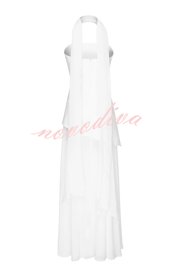 Ankle-Length Chiffon Dress™ — Elegant Flow, Effortless Grace