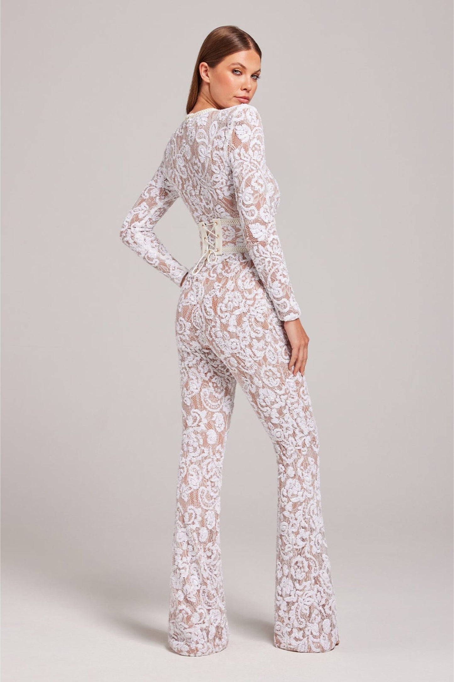 AmeliaLuxe™ Lace Jumpsuit — Elegance That Flatters Every Curve