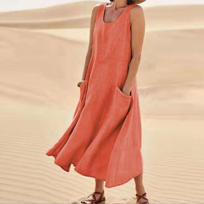 AlaraFlow™ Dress — Breathable Ease, All-Day Chic