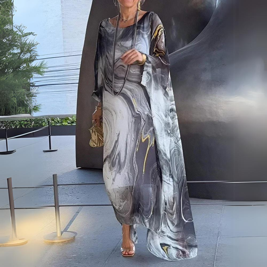 Arlenza Luxe Chiffon Dress™ — Graceful Flow Meets Timeless Glow