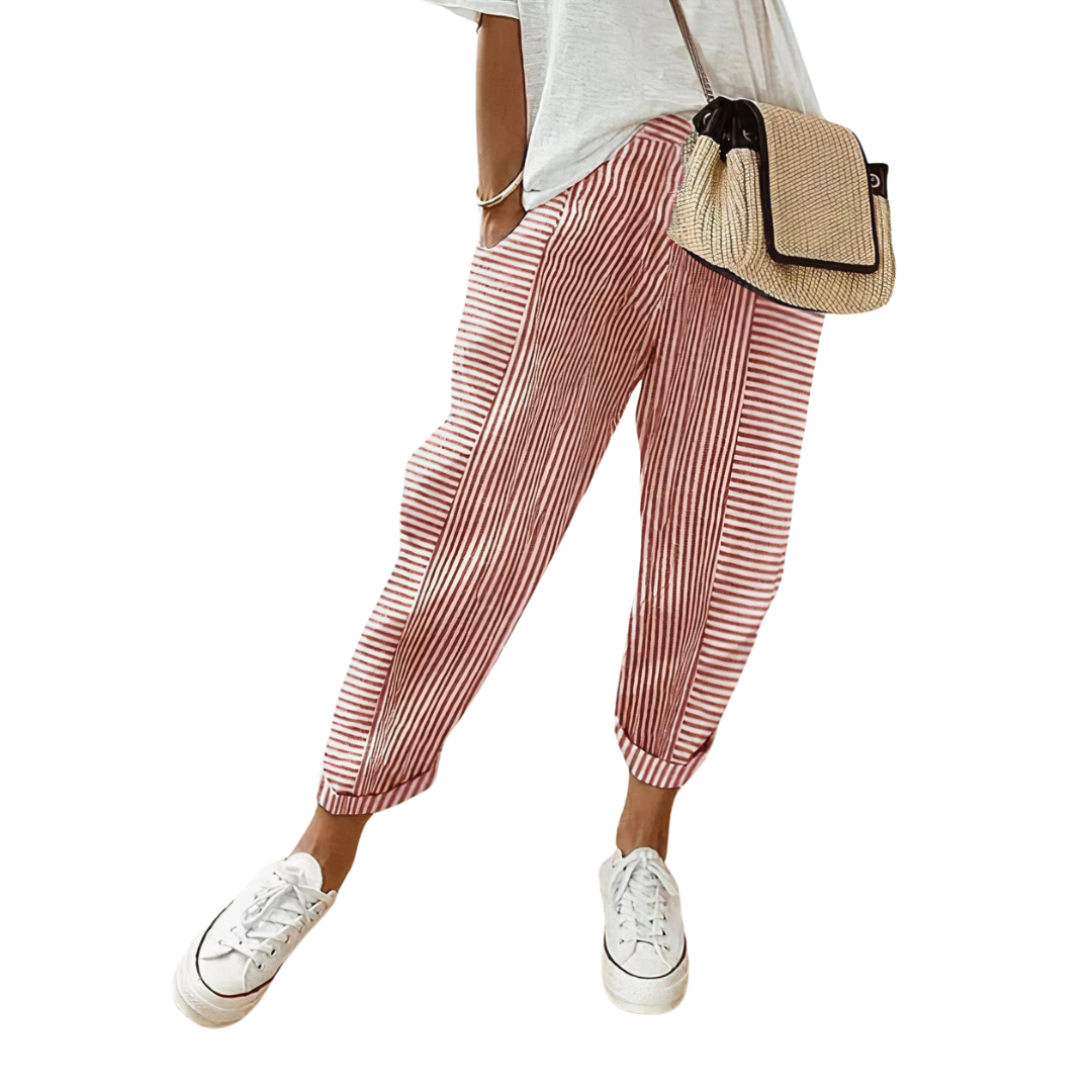 Striped Track Pants™ — Relaxed Fit, Effortless Style