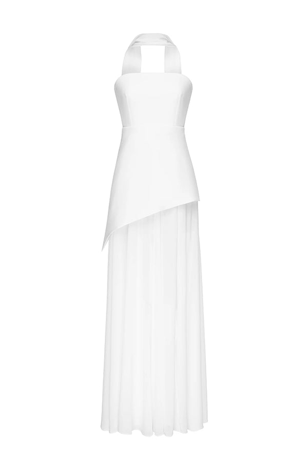 Ankle-Length Chiffon Dress™ — Elegant Flow, Effortless Grace
