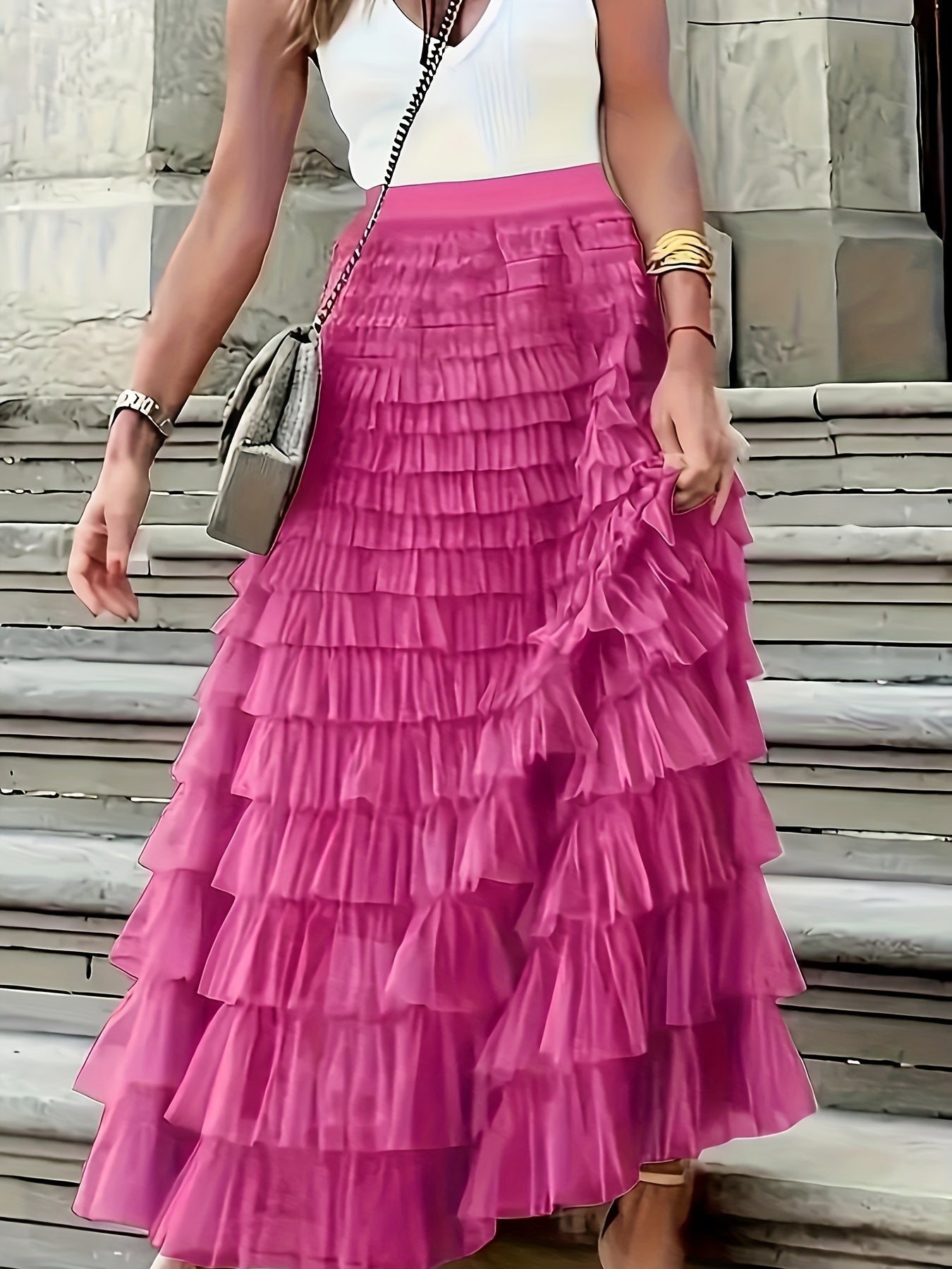 Vivora Curve™ Skirt — Flattering Comfort in Vibrant Color