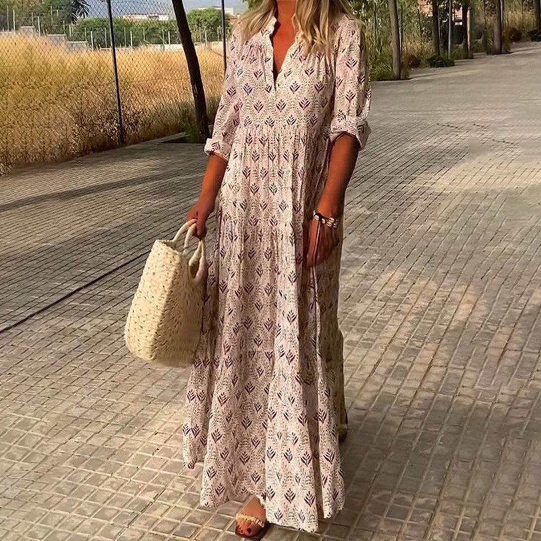 Virelle Midi Dress™ — Effortless Comfort, Flattering Flow