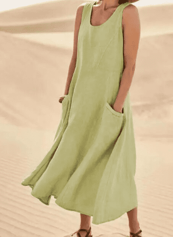 AlaraFlow™ Dress — Breathable Ease, All-Day Chic