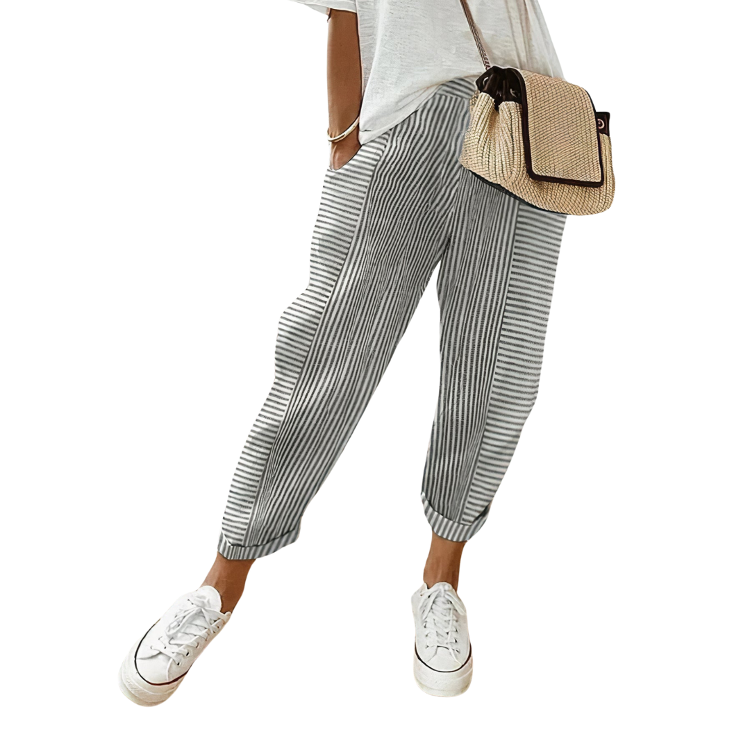 Striped Track Pants™ — Relaxed Fit, Effortless Style