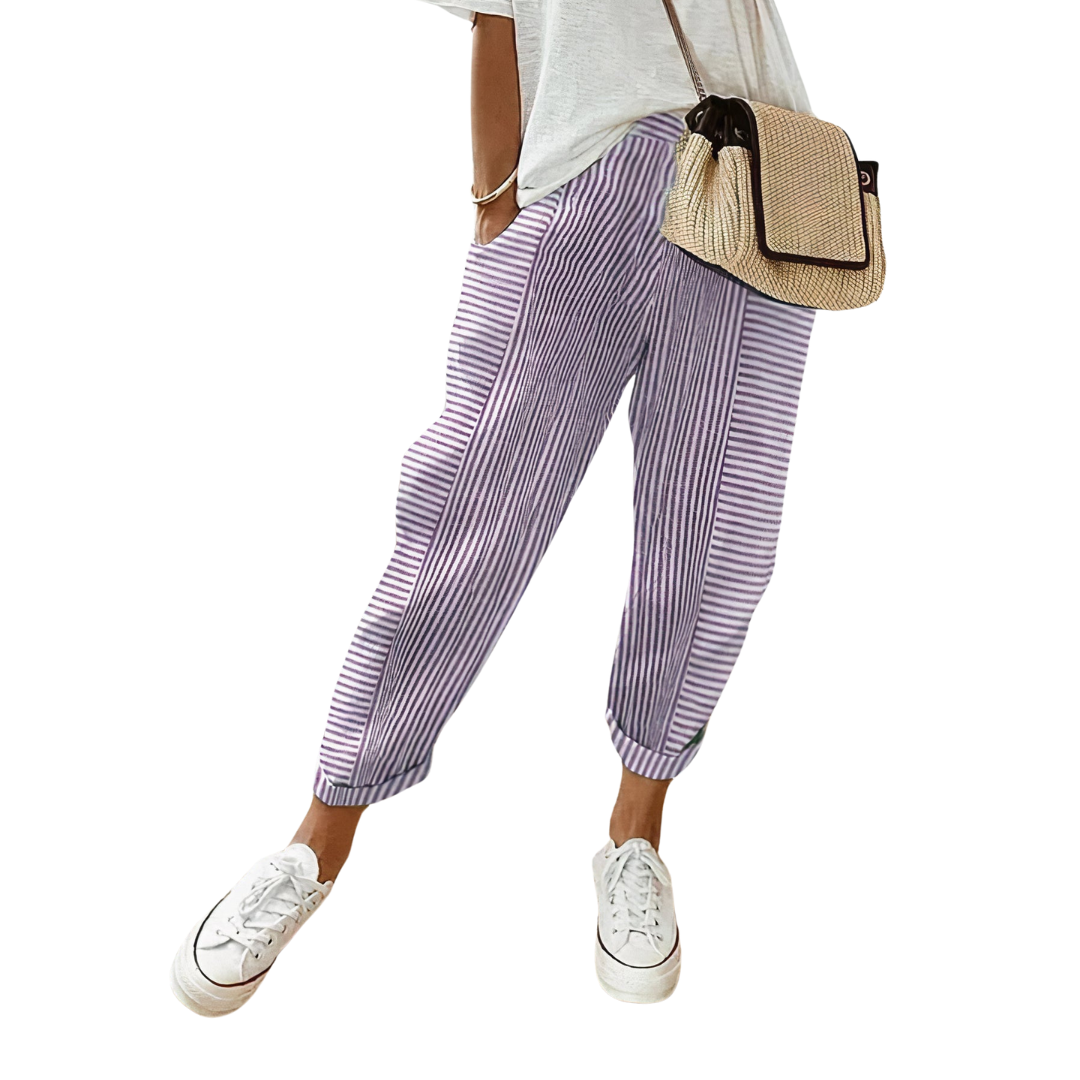 Striped Track Pants™ — Relaxed Fit, Effortless Style