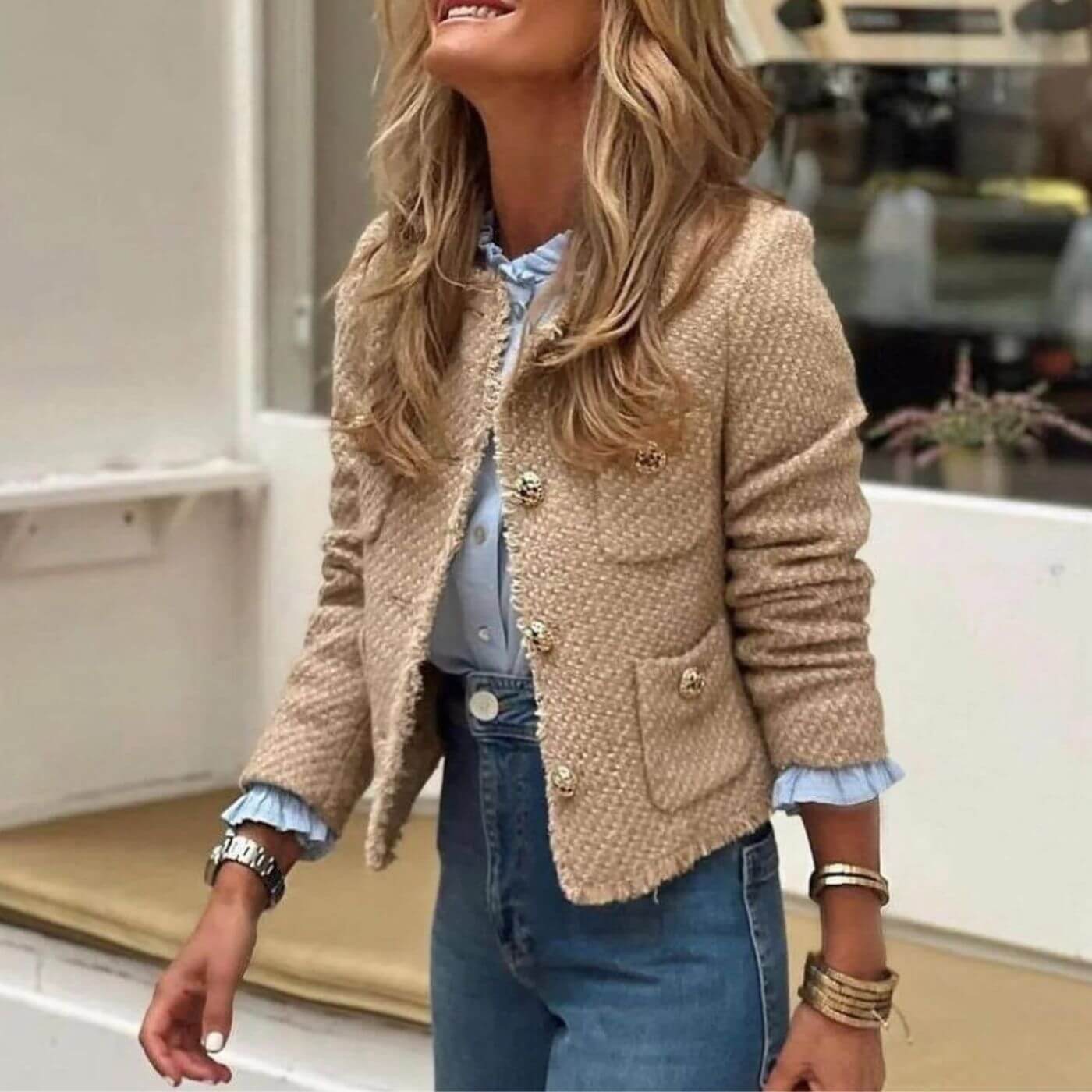 Verelle Collection Tweed Jacket™ — Sculpted Sophistication, Everyday Ease