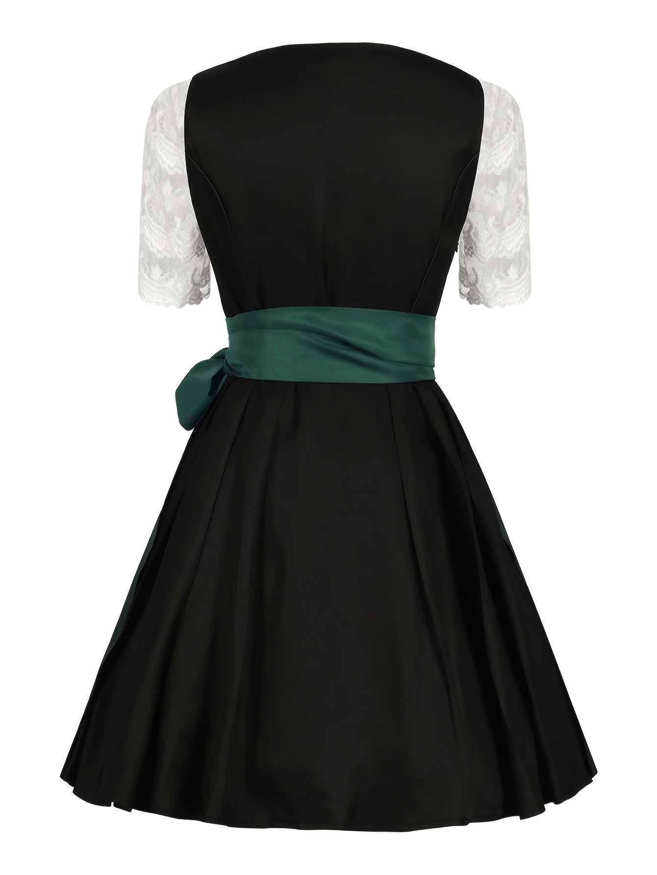 DirndlLuxe Classic Vintage Dirndl Dress – Traditional Bavarian Embroidered Costume
