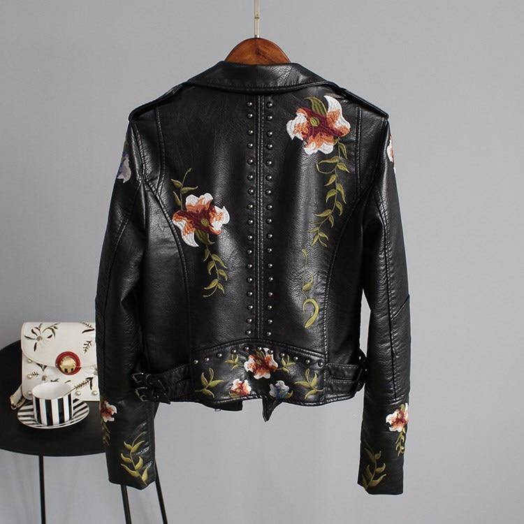 Virelli Embroidered Leather Jacket™ — Sculpted Elegance Meets Everyday Comfort