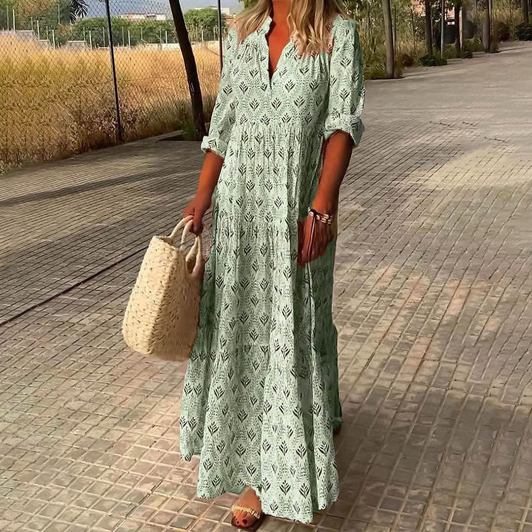 Virelle Midi Dress™ — Effortless Comfort, Flattering Flow