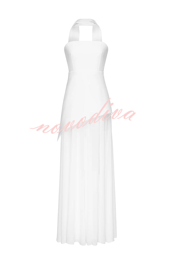 Ankle-Length Chiffon Dress™ — Elegant Flow, Effortless Grace