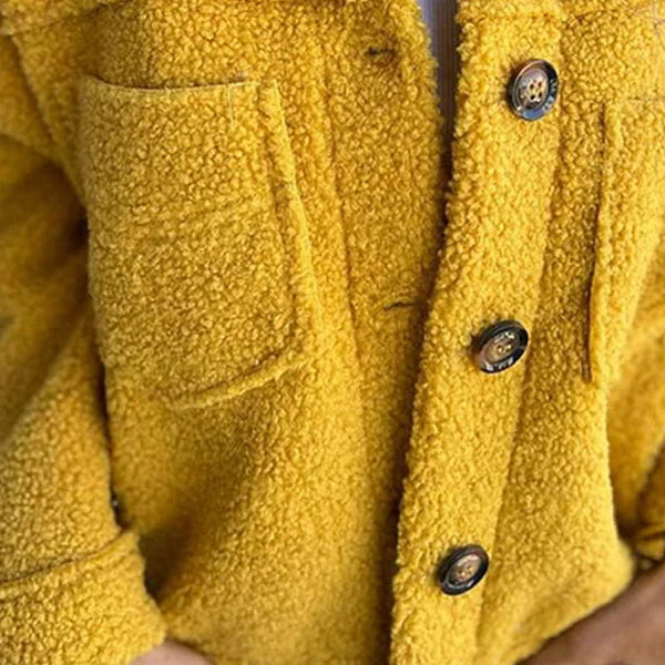 AureaBound™ Lapel Crop Jacket — Cozy Luxe with Sculpted Elegance