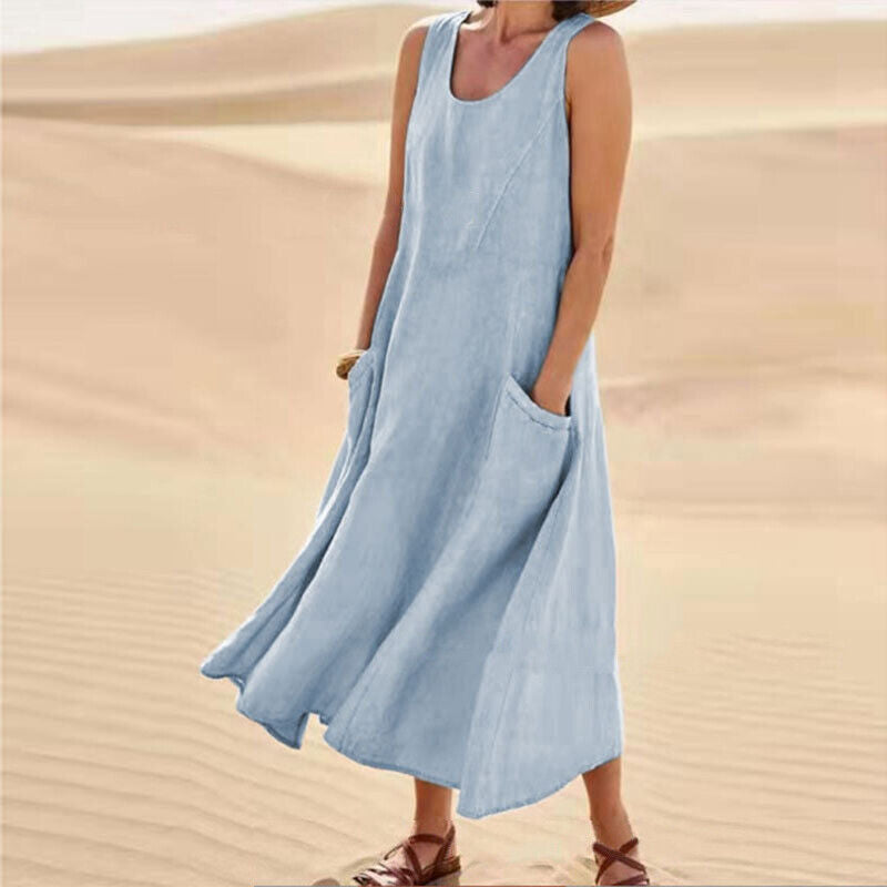 AlaraFlow™ Dress — Breathable Ease, All-Day Chic