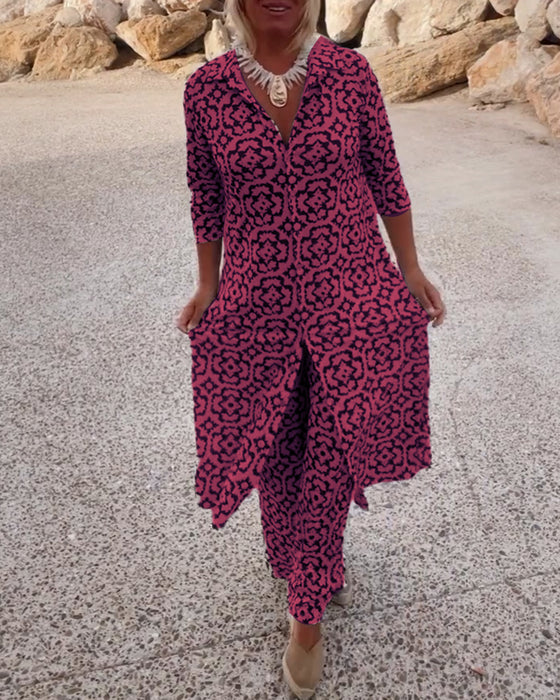 Arlenne™ Geometric Set — Bold Patterns, Relaxed Elegance