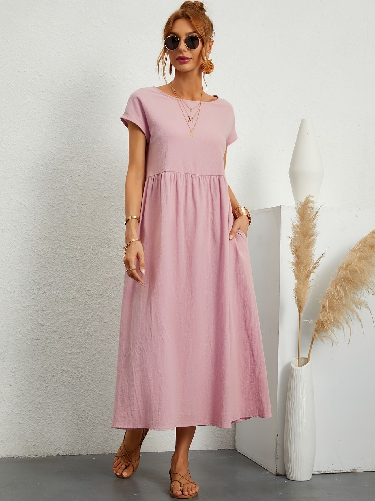 VeloraEase™ Dress — Effortless Comfort, Flattering Silhouette
