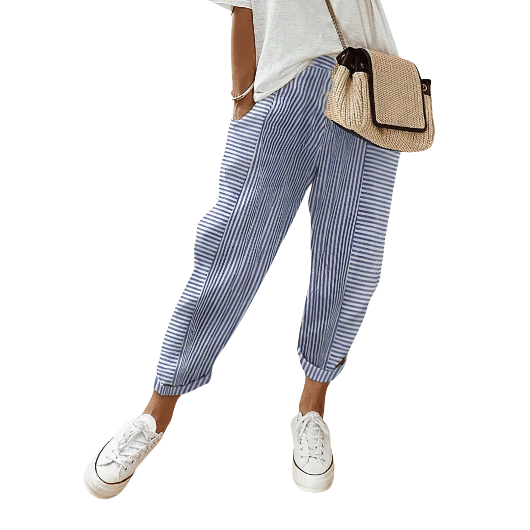 Striped Track Pants™ — Relaxed Fit, Effortless Style