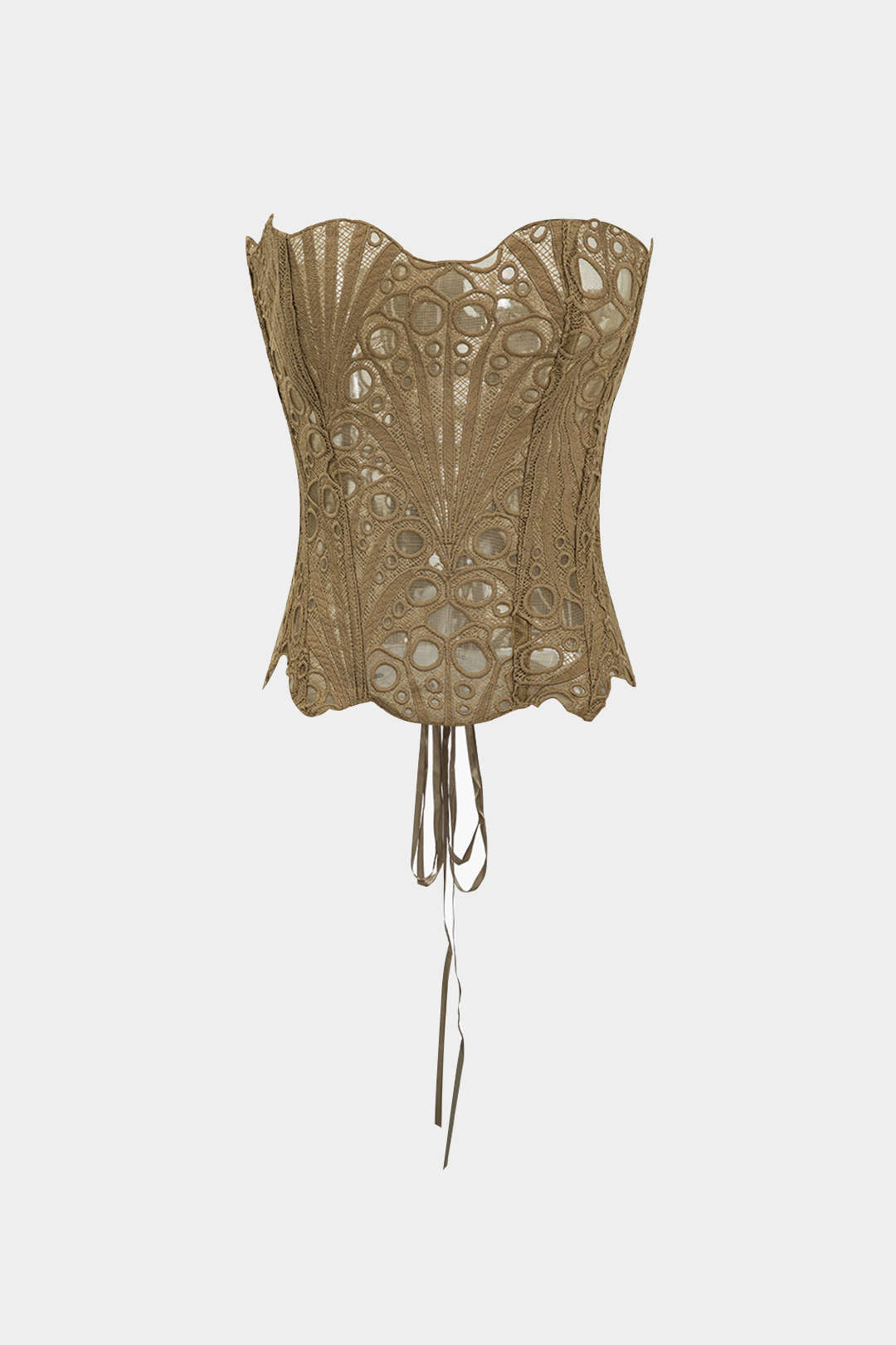 ElaraVive™ Lace-Back Tube Top — Delicate Fit, Effortless Charm