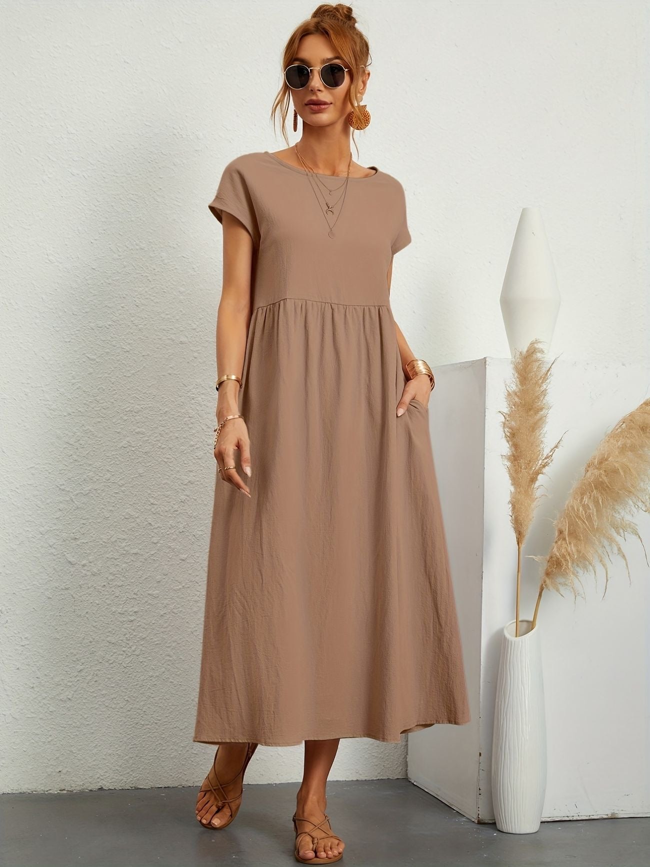 VeloraEase™ Dress — Effortless Comfort, Flattering Silhouette