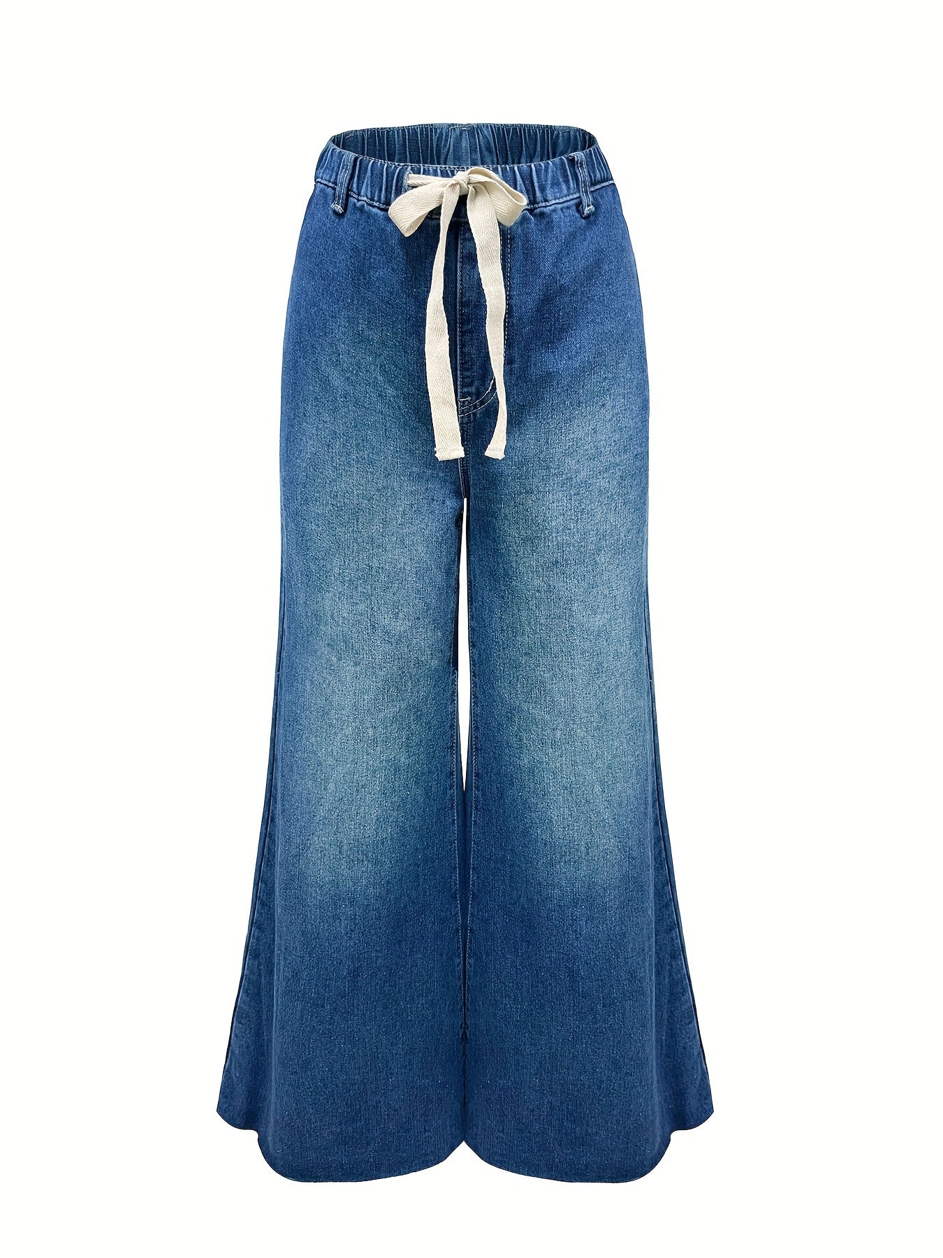 BlueHavenJeans – High-Waist Wide-Leg Denim Jeans with Soft Breathable Fabric