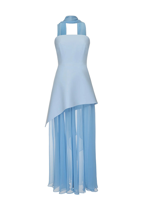 Ankle-Length Chiffon Dress™ — Elegant Flow, Effortless Grace