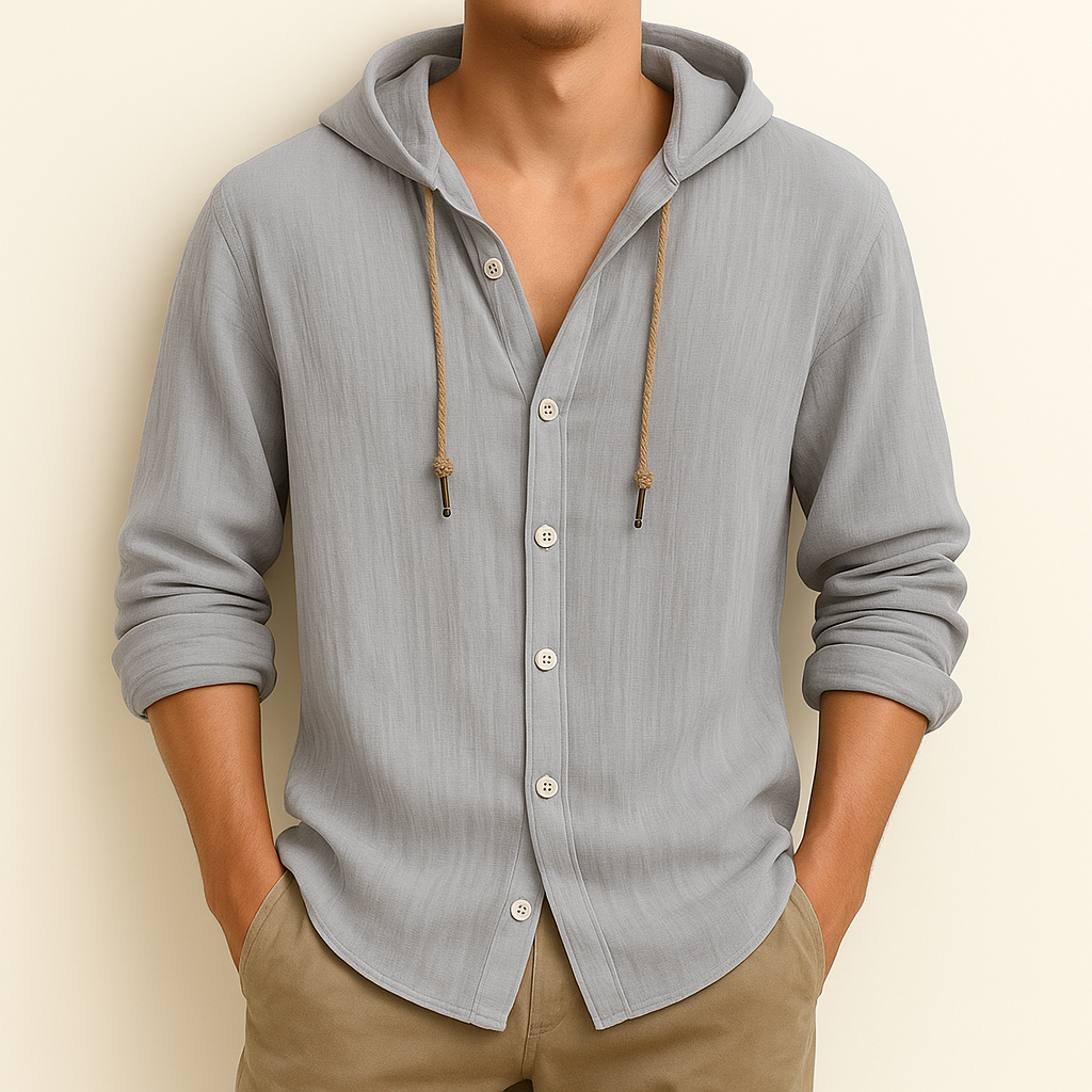 AliraWeave™ Hoodie Shirt — Light, Breezy Layers for Effortless Style