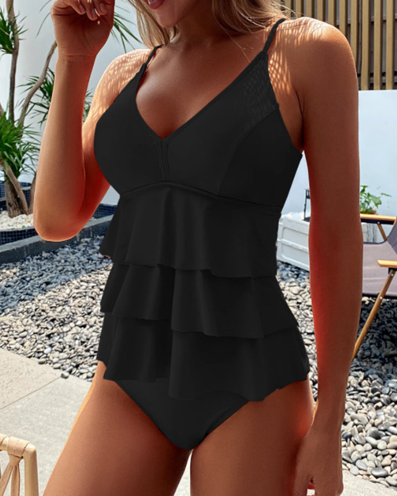 Calyra Swim™ — Soft Ruffles, Flattering Fit