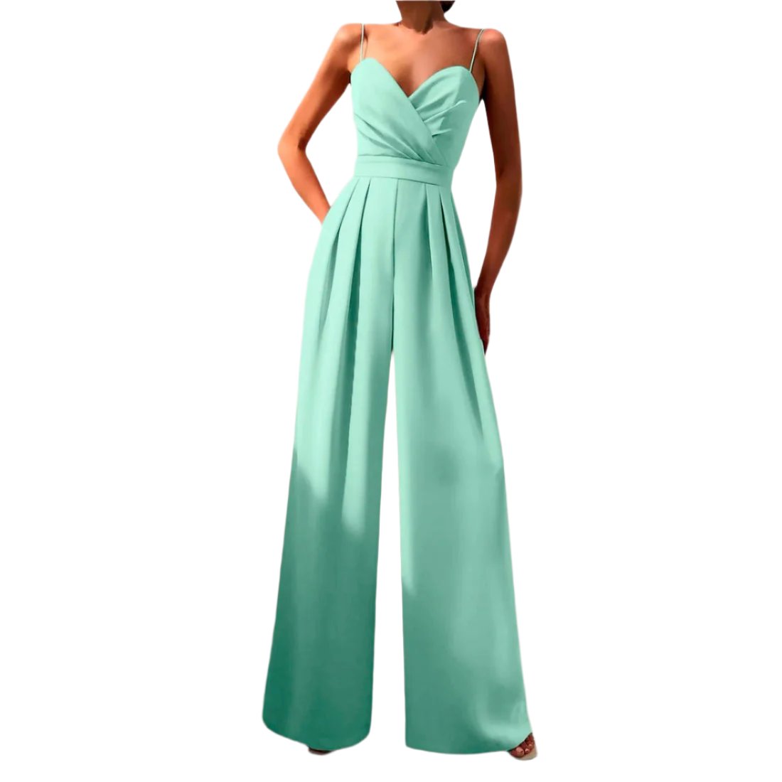 Effortless Elegance Jumpsuit™ — Flattering Waist, Flowing Comfort