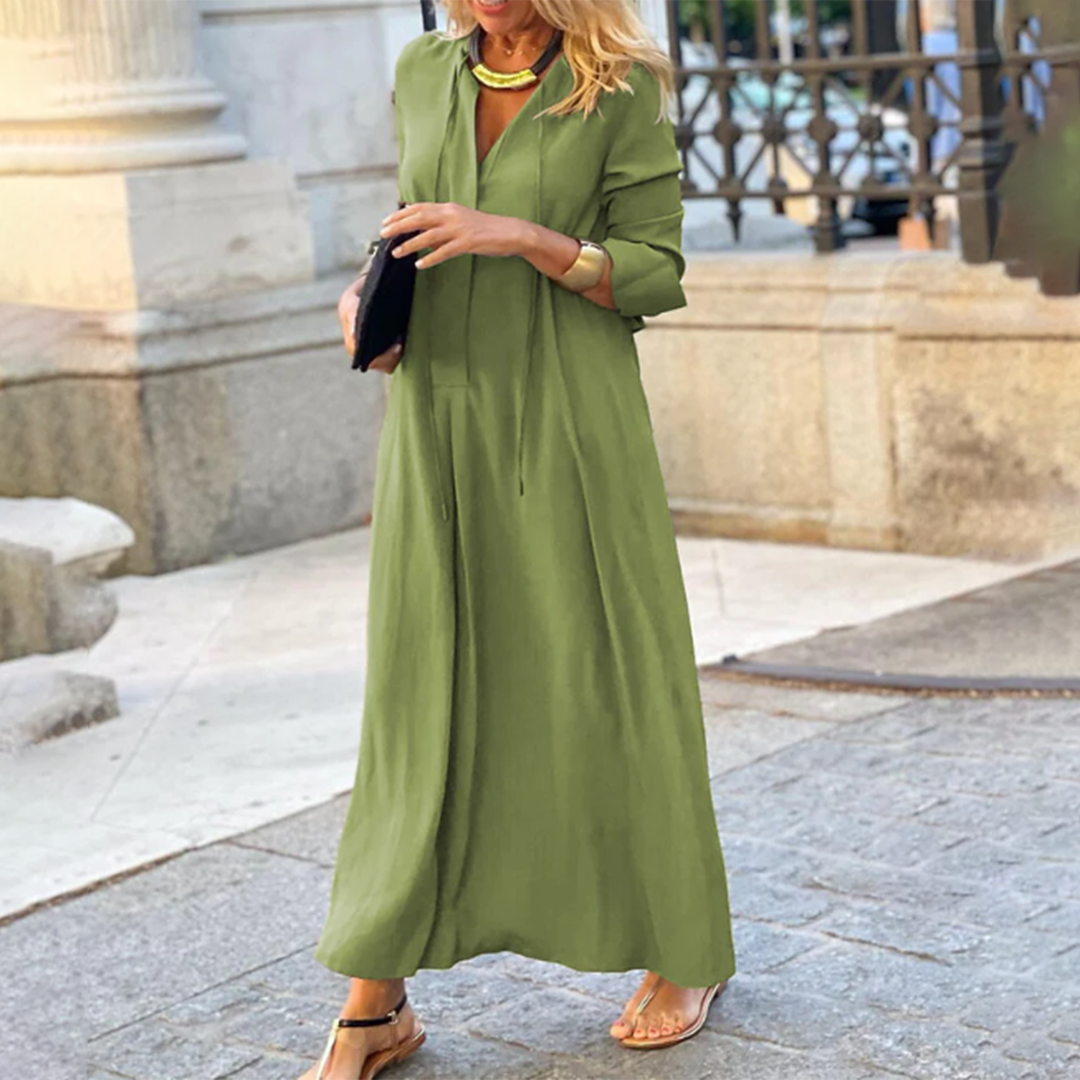 Effortless Elegance Dress™ — Flattering Comfort for Warm Days