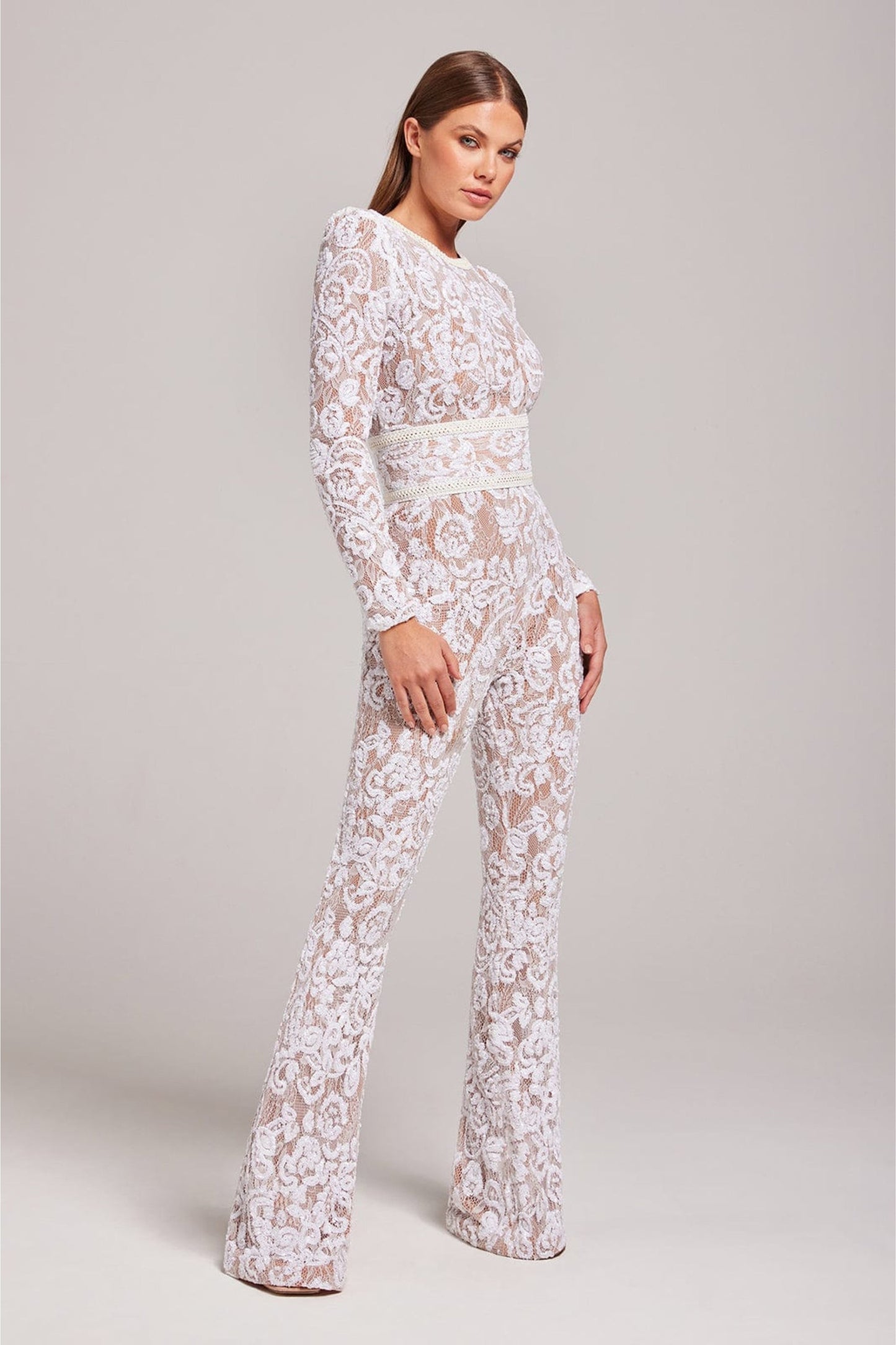 AmeliaLuxe™ Lace Jumpsuit — Elegance That Flatters Every Curve