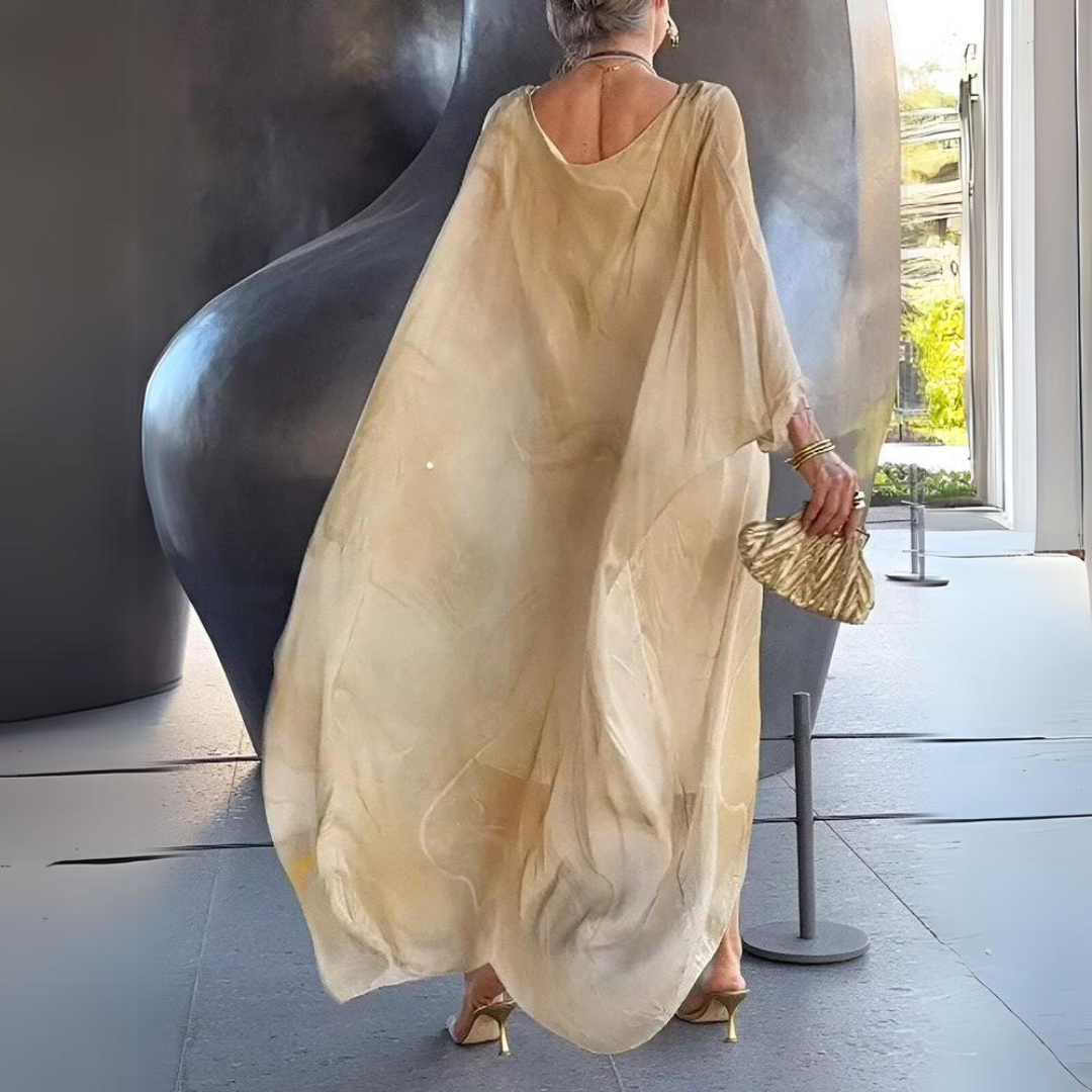 Arlenza Luxe Chiffon Dress™ — Graceful Flow Meets Timeless Glow