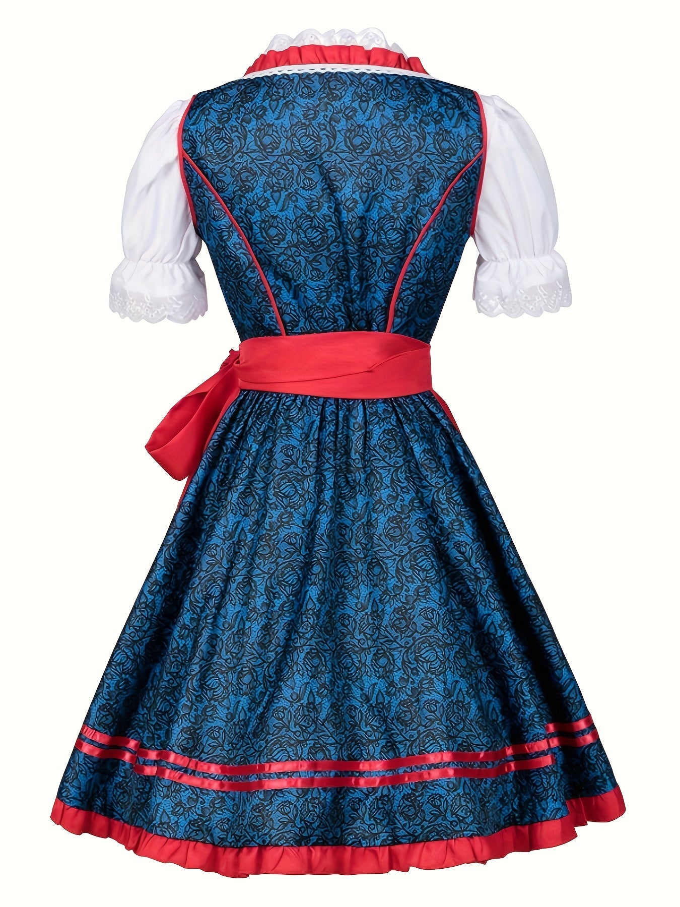 VivaLuxeDirndl – Authentic Bavarian Festival Dress with Knee-Length Flare
