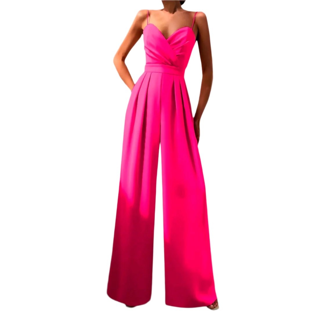 Effortless Elegance Jumpsuit™ — Flattering Waist, Flowing Comfort