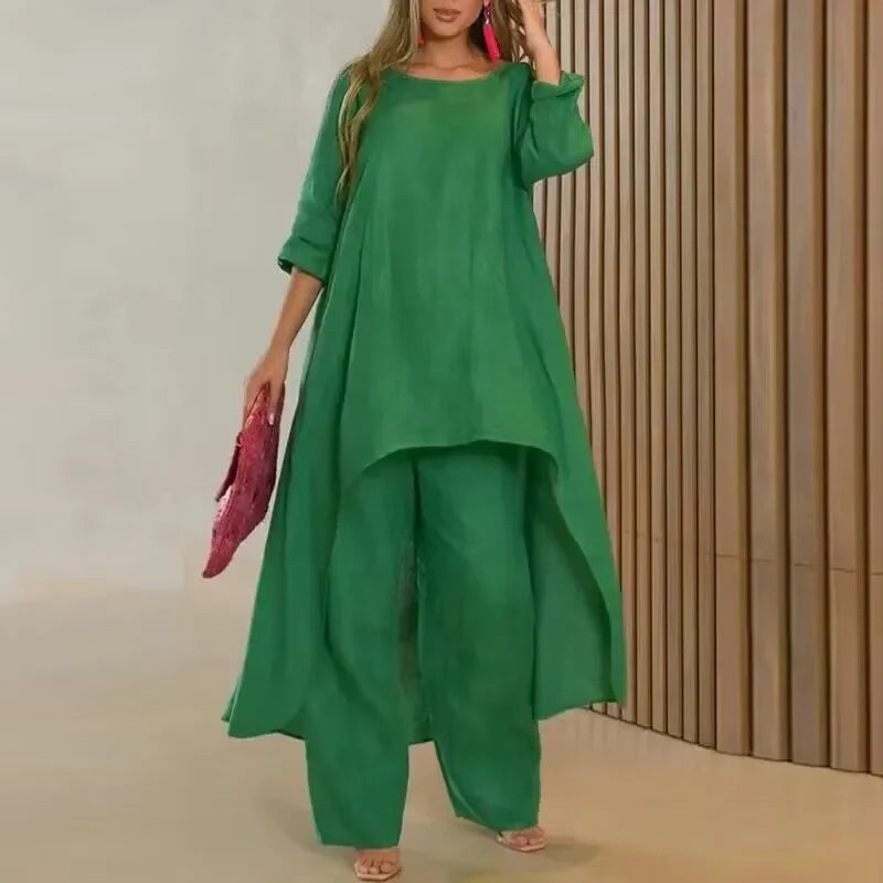 Cotton Linen Set™ — Flattering Comfort, Everyday Elegance