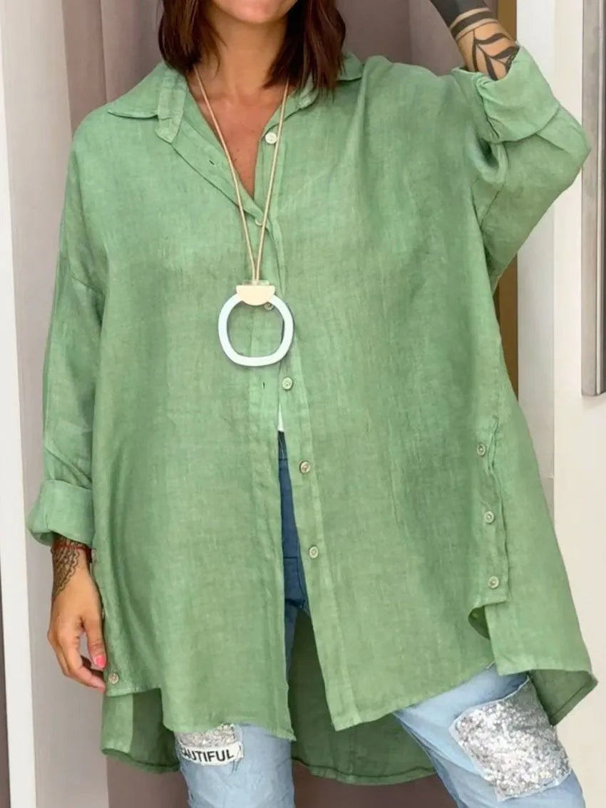 CalelaOversized™ Shirt — Breezy Comfort, Timeless Style